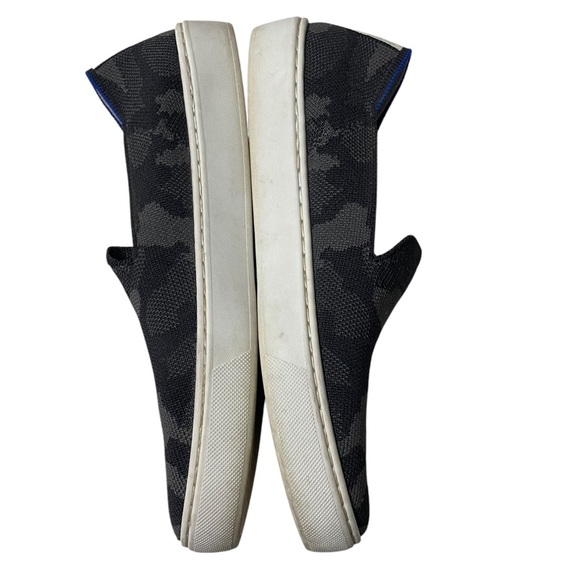 Rothy’s The Original Slip On Sneaker Black Grey Camo Size 7 Comfort Shoes - Picture 4 of 10